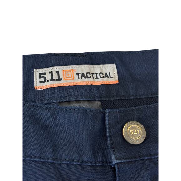5.11 Tactical Taclite Pro Lightweight Performance Cargo Pant 40x25 Men Navy - Picture 5 of 10